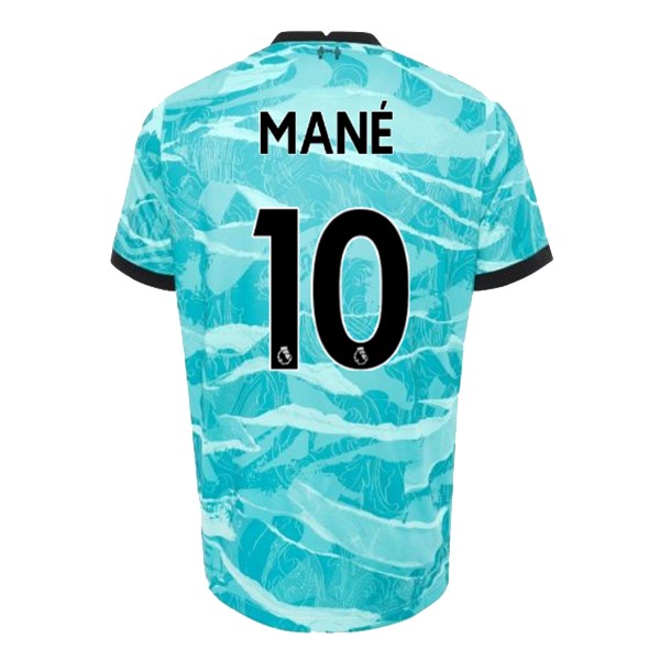 Trikot Liverpool NO.10 Mane Auswarts 2020-21 Blau Fussballtrikots Günstig